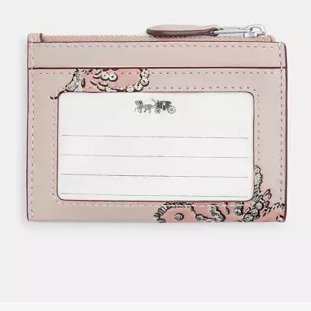 Coach NWT gorgeous Mini Skinny ID Case
With Butterfly Print in silver/seashell - Picture 4 of 8
